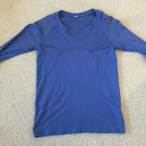 Lululemon switch tech blue full length long sleeve